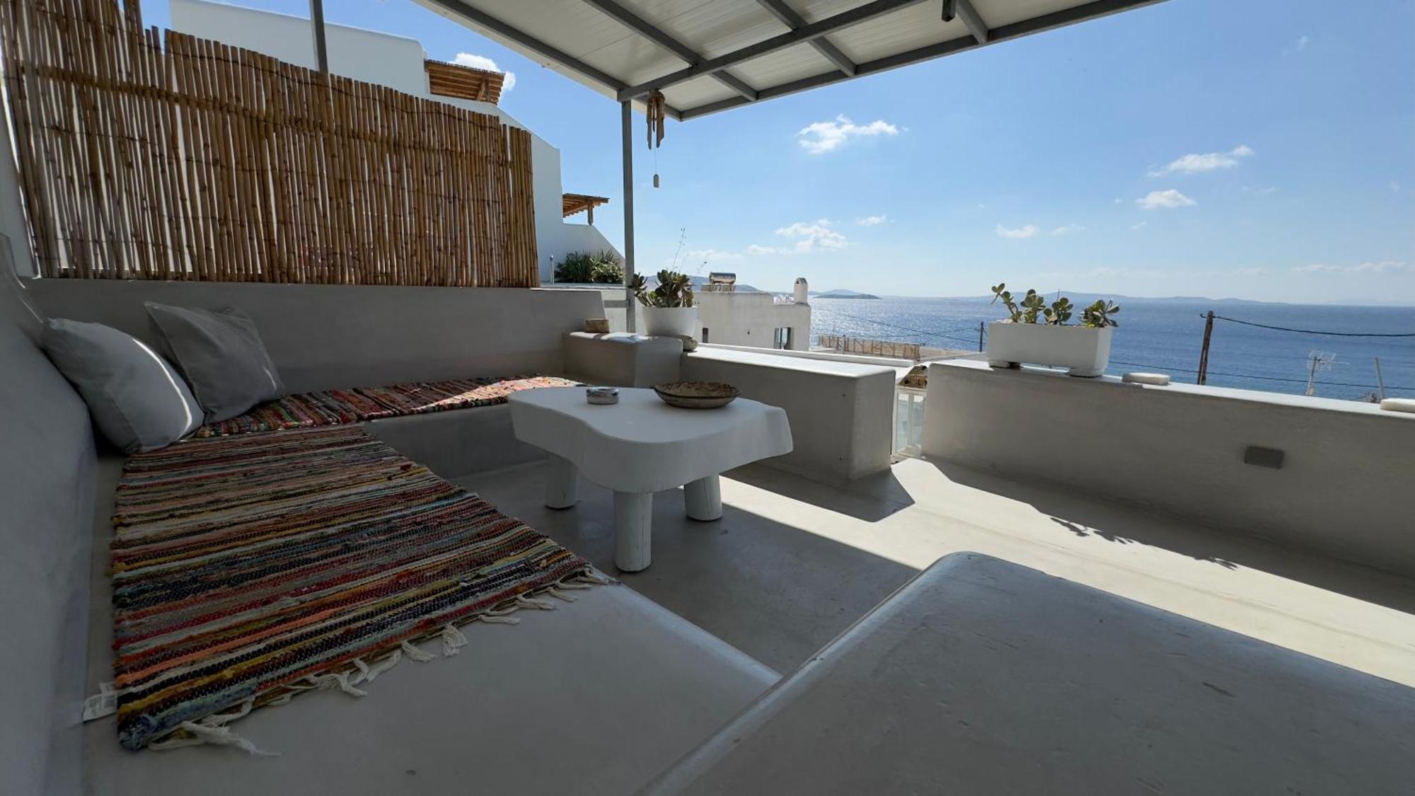 Mykonos Tourlos Nests - Sea View Escape Apartment Luaran gambar