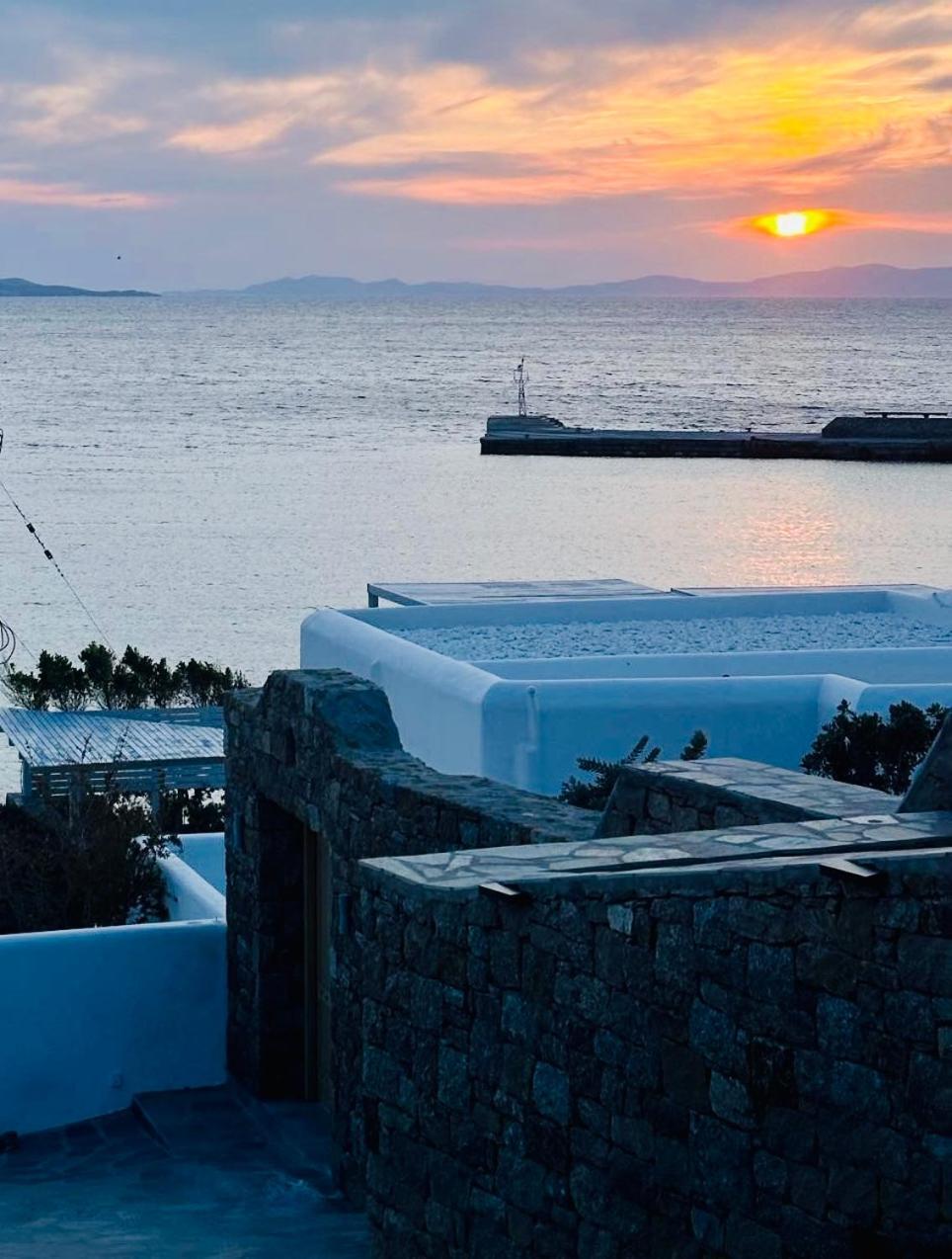 Mykonos Tourlos Nests - Sea View Escape Apartment Luaran gambar