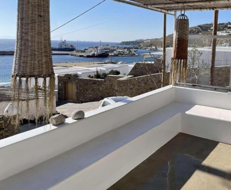 Mykonos Tourlos Nests - Sea View Escape Apartment Luaran gambar