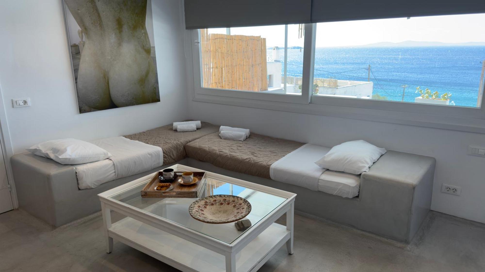 Mykonos Tourlos Nests - Sea View Escape Apartment Luaran gambar