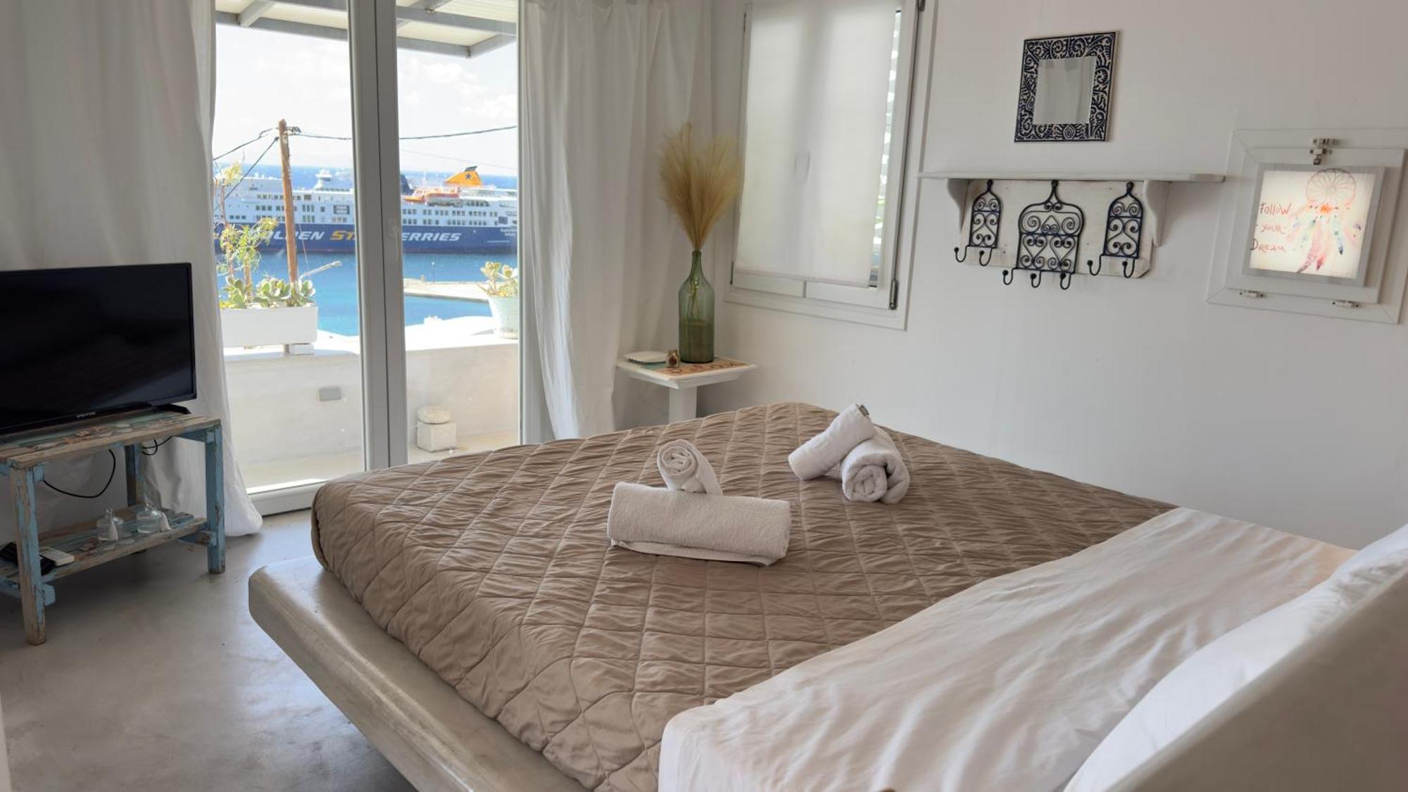 Mykonos Tourlos Nests - Sea View Escape Apartment Luaran gambar