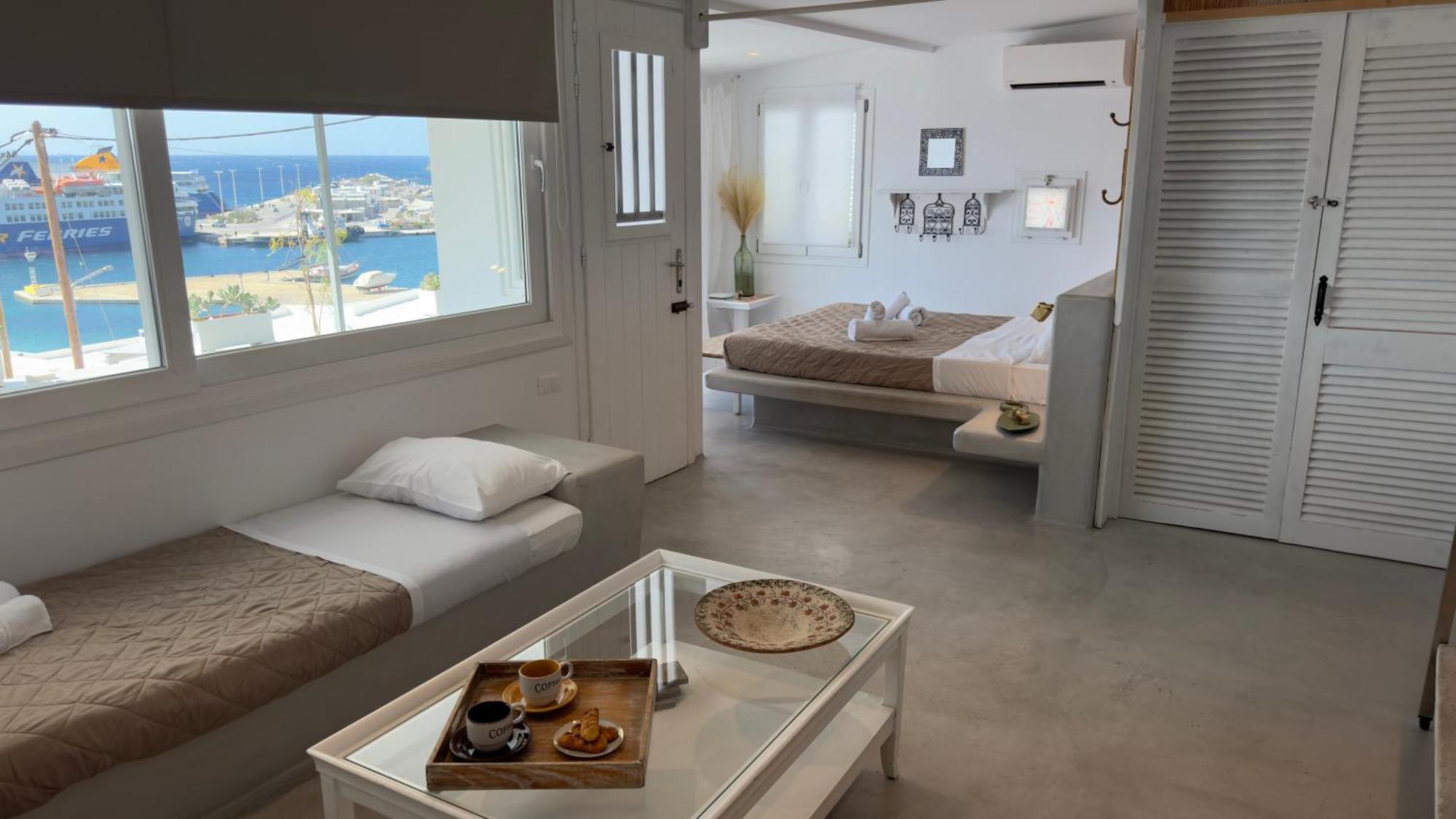 Mykonos Tourlos Nests - Sea View Escape Apartment Luaran gambar