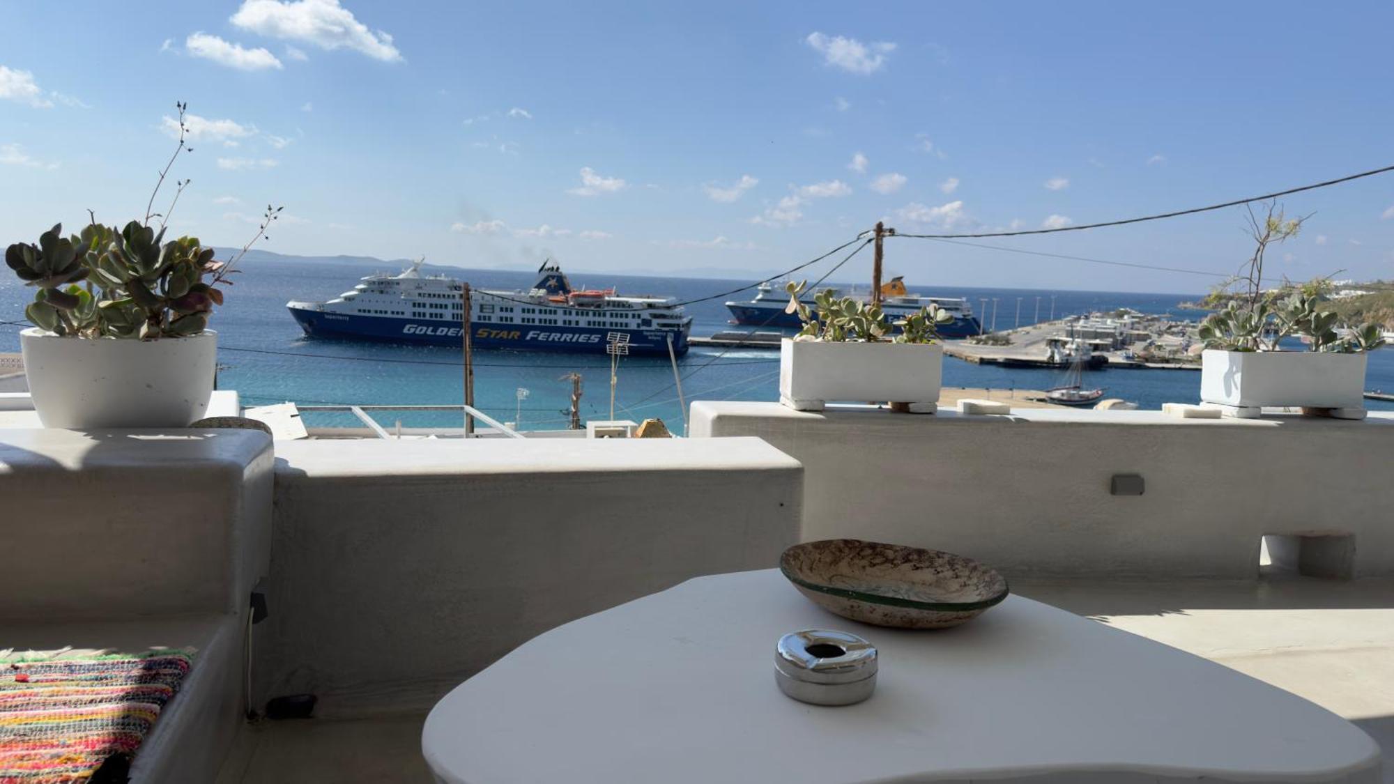 Mykonos Tourlos Nests - Sea View Escape Apartment Luaran gambar