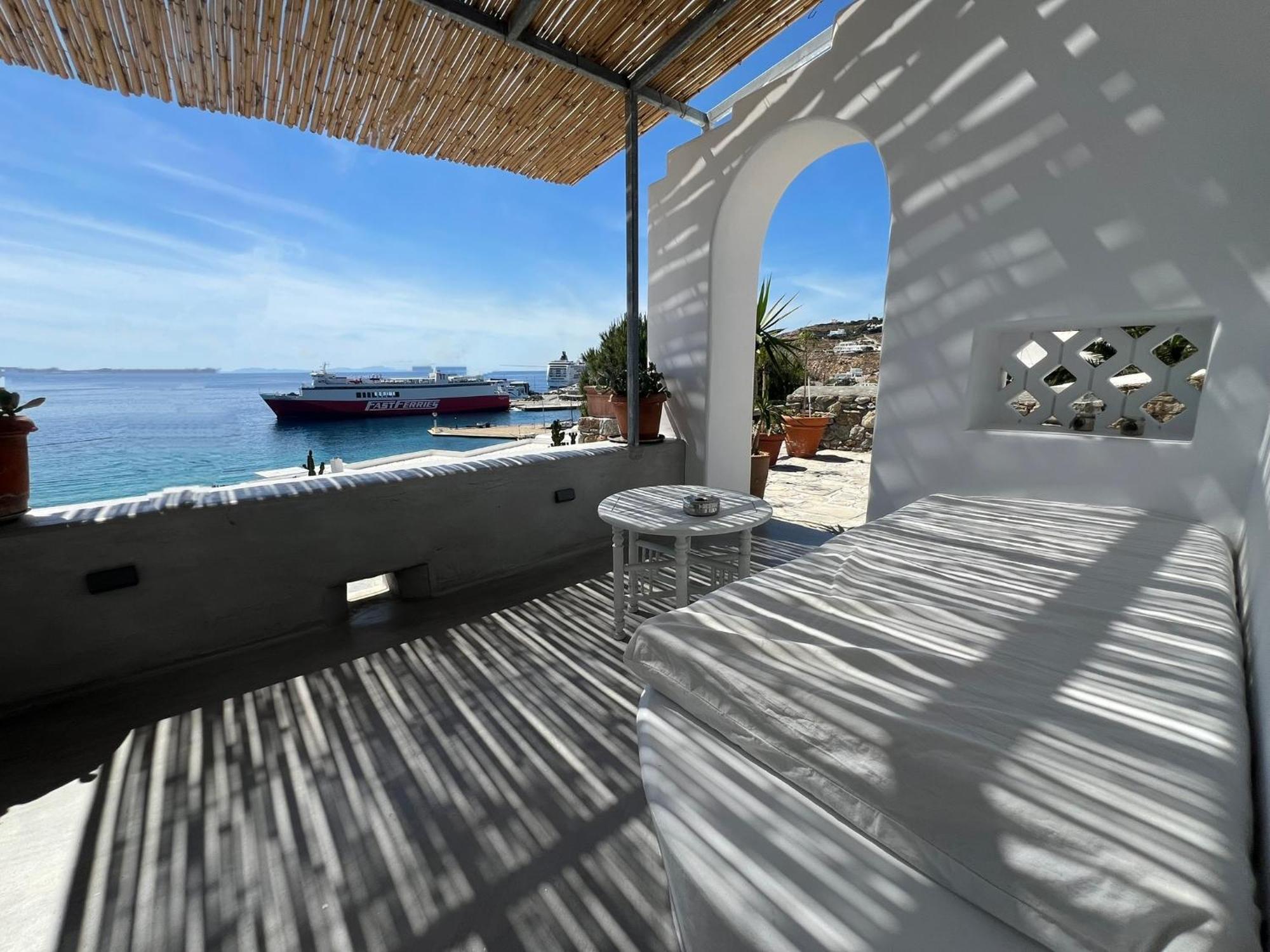 Mykonos Tourlos Nests - Sea View Escape Apartment Luaran gambar