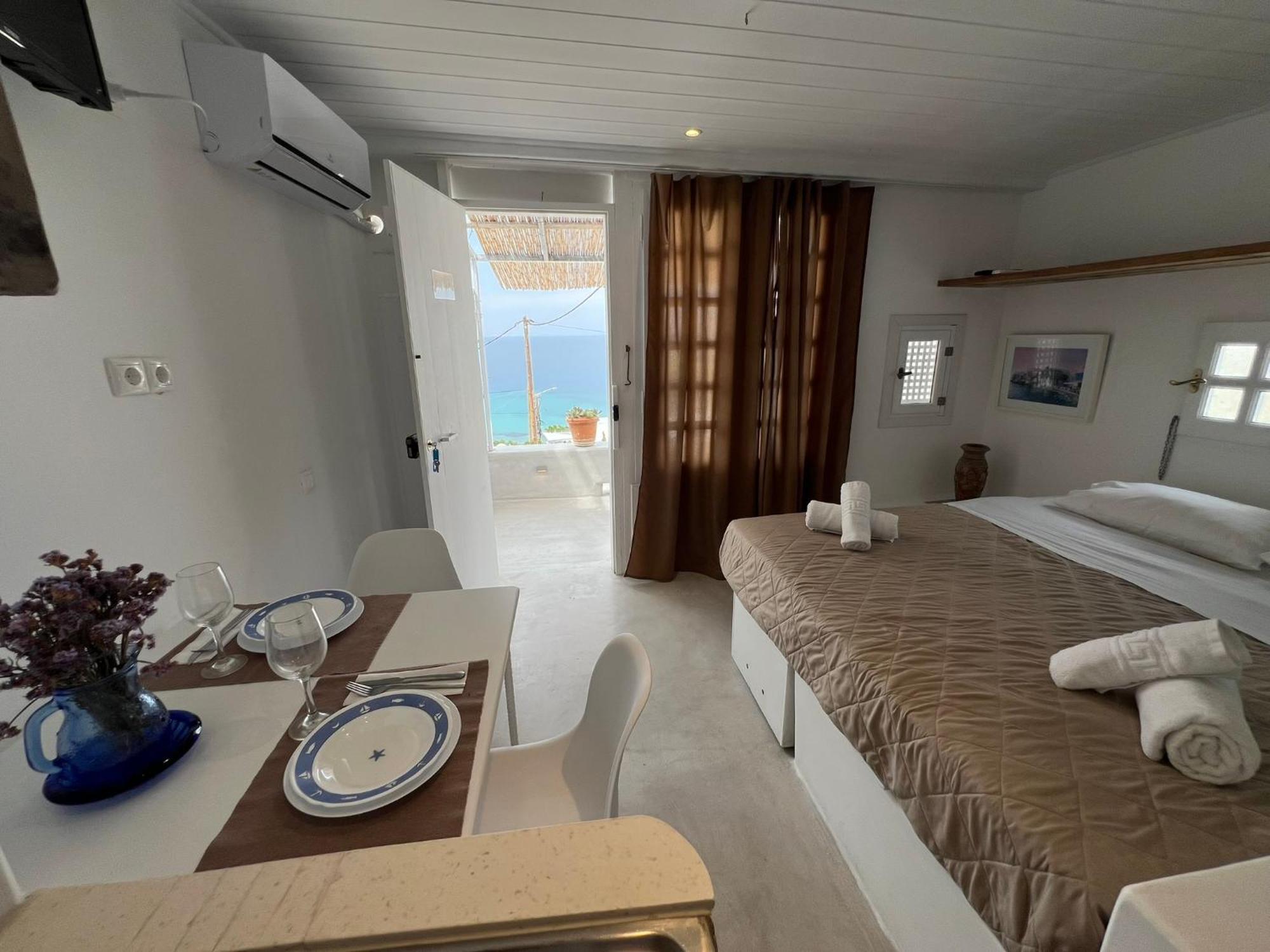 Mykonos Tourlos Nests - Sea View Escape Apartment Luaran gambar