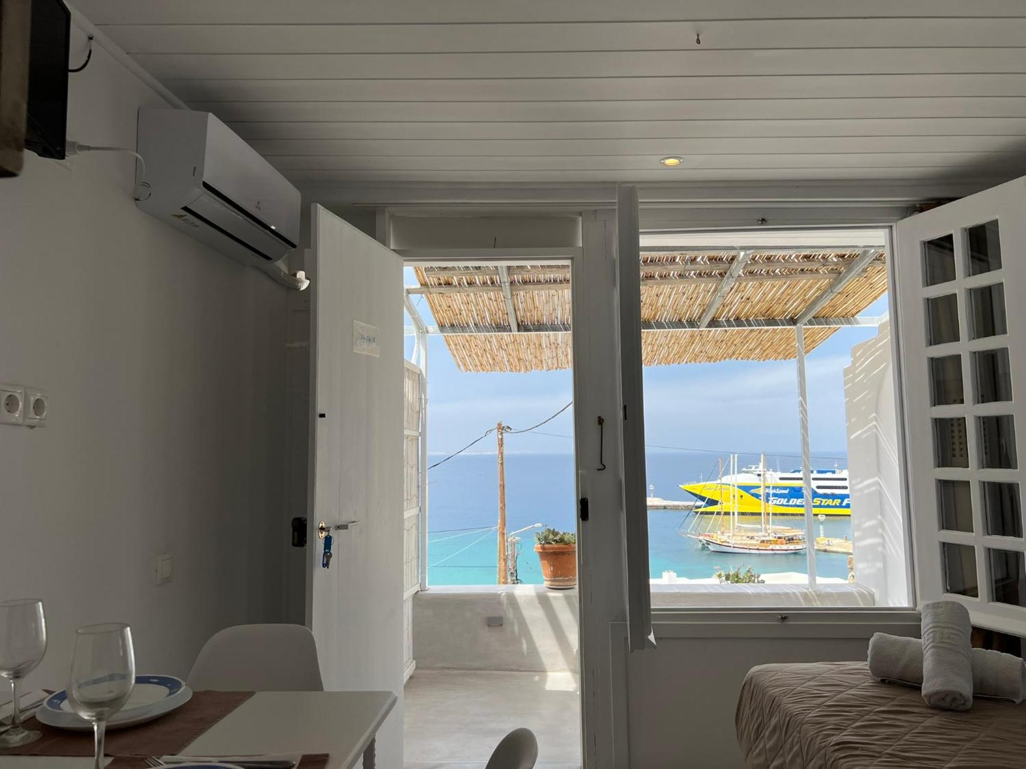 Mykonos Tourlos Nests - Sea View Escape Apartment Luaran gambar