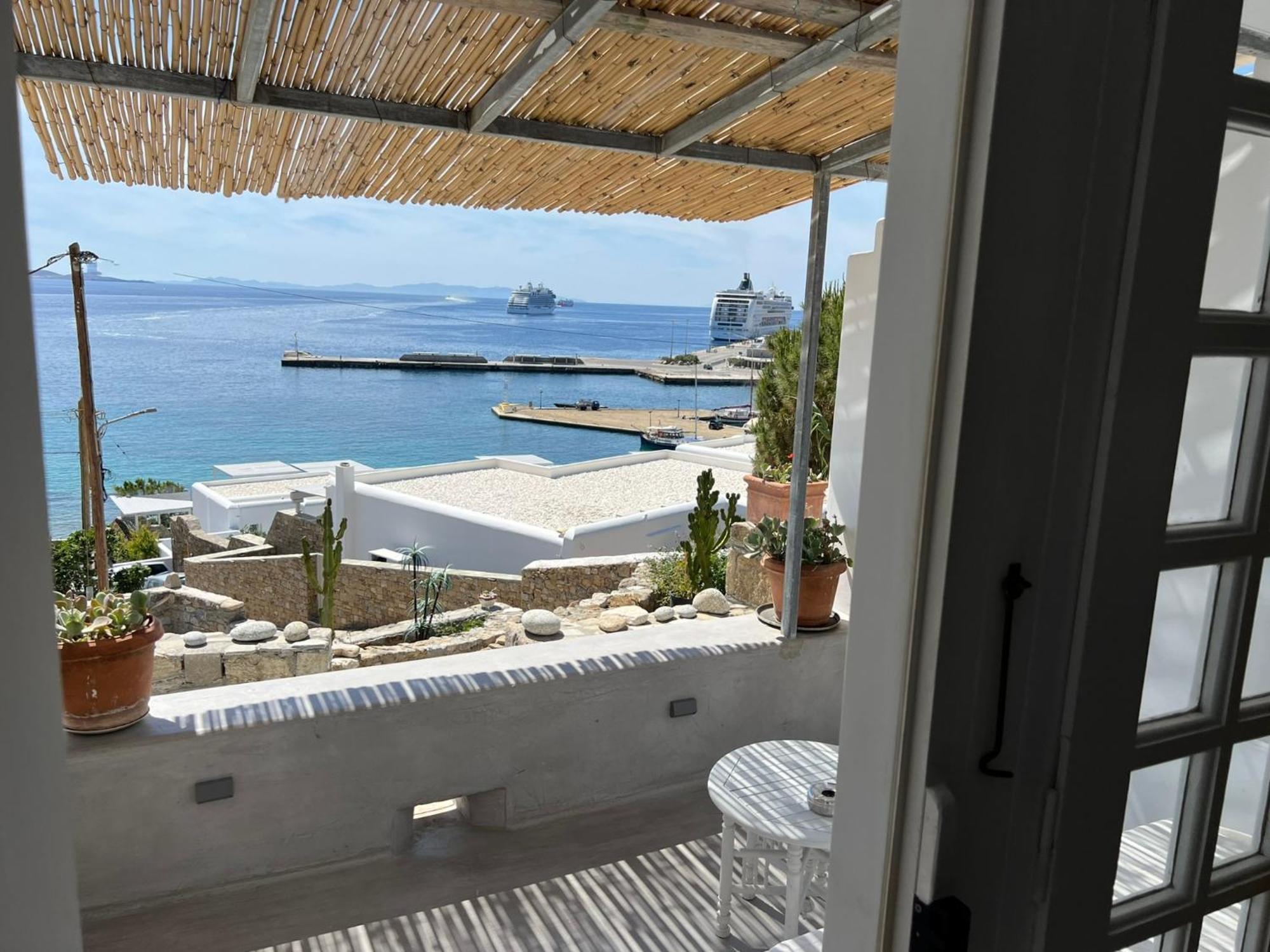 Mykonos Tourlos Nests - Sea View Escape Apartment Luaran gambar