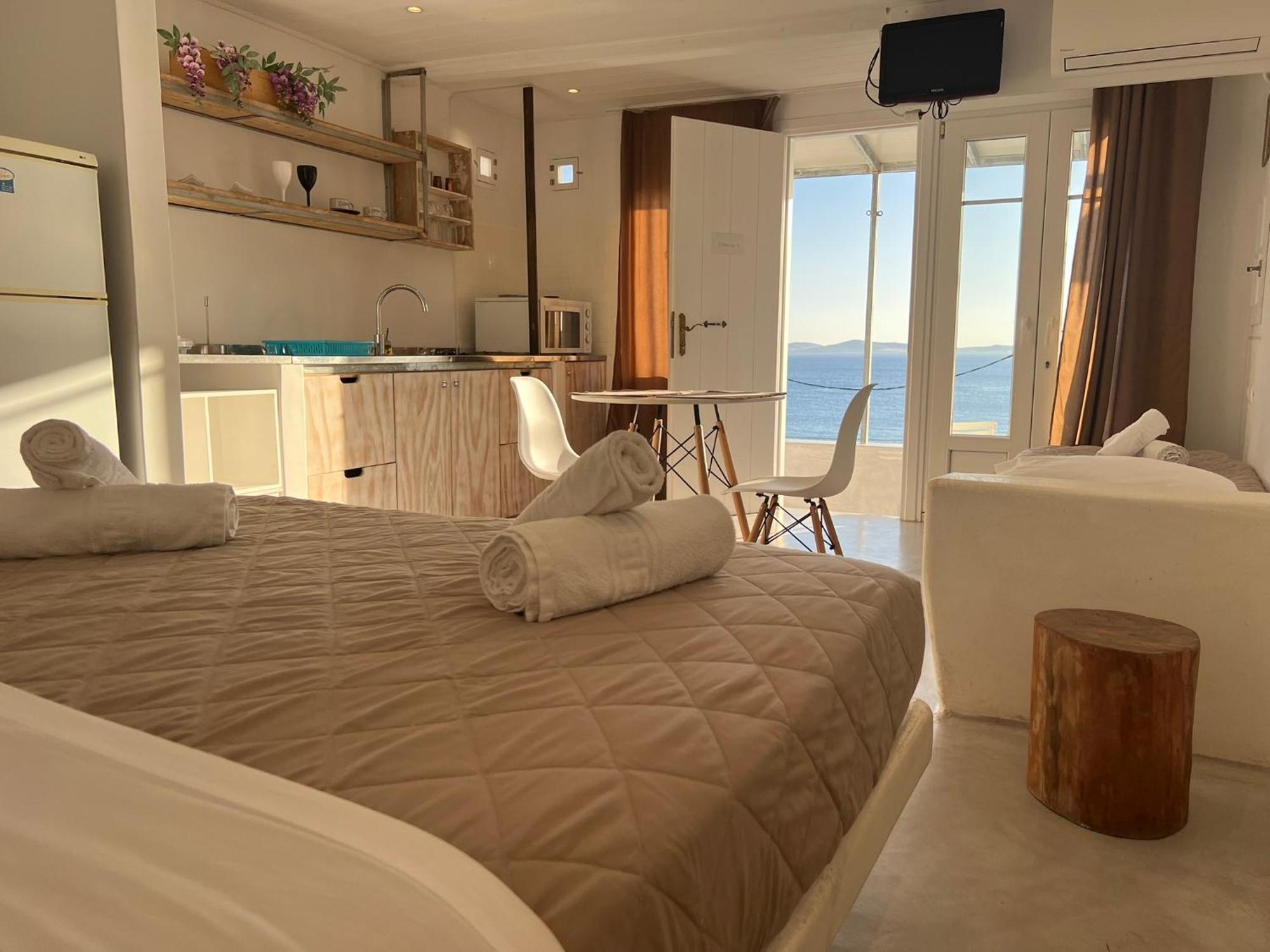 Mykonos Tourlos Nests - Sea View Escape Apartment Luaran gambar