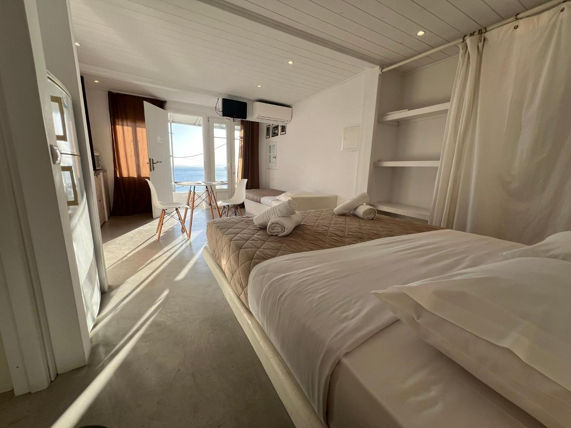 Mykonos Tourlos Nests - Sea View Escape Apartment Luaran gambar