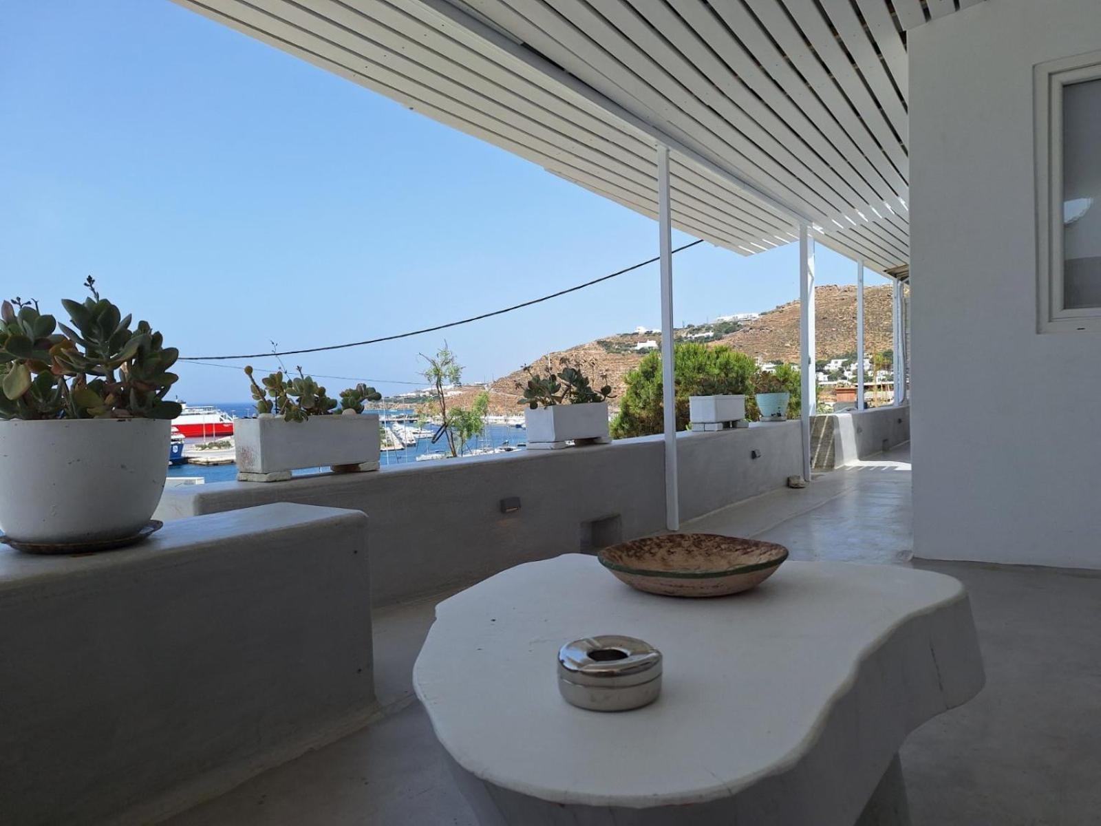 Mykonos Tourlos Nests - Sea View Escape Apartment Luaran gambar