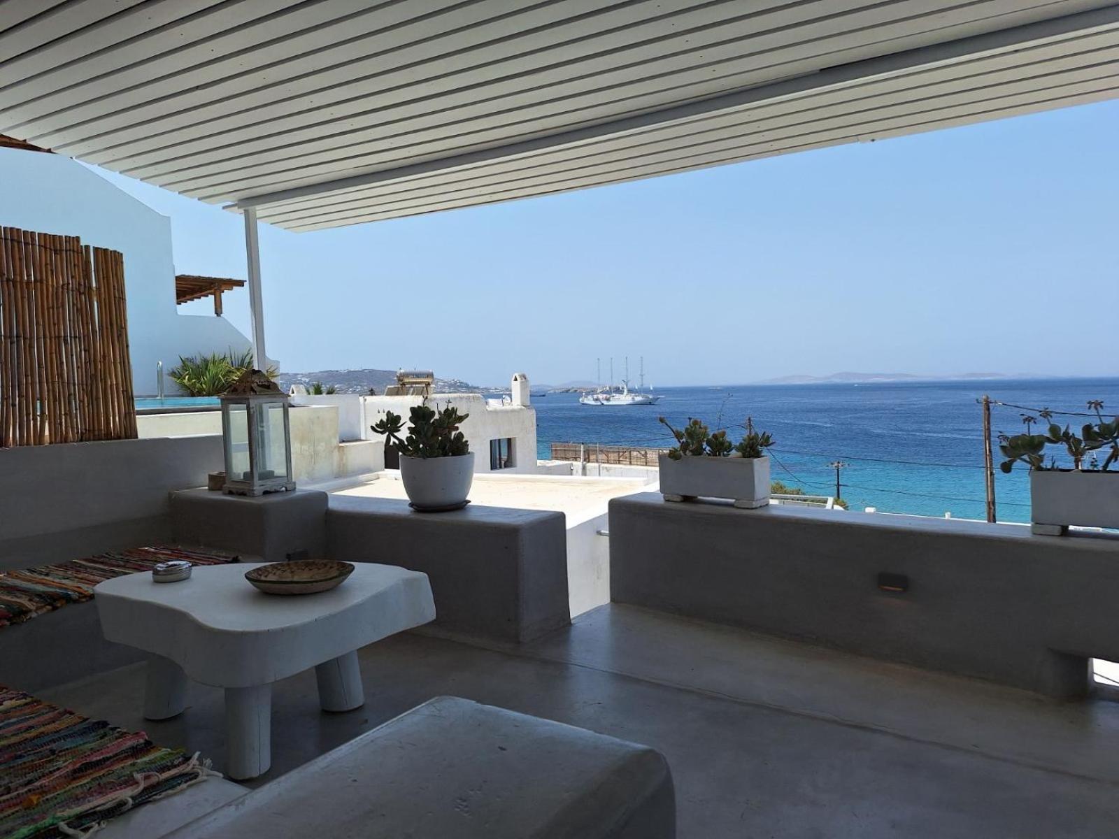 Mykonos Tourlos Nests - Sea View Escape Apartment Luaran gambar